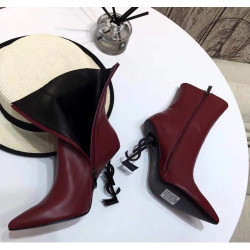 Replica Yves Saint Laurent YSL Boots For Women #1139394 $125.00 USD for Wholesale
