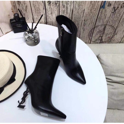 Replica Yves Saint Laurent YSL Boots For Women #1139395 $125.00 USD for Wholesale