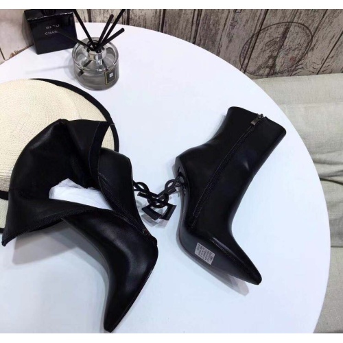 Replica Yves Saint Laurent YSL Boots For Women #1139395 $125.00 USD for Wholesale