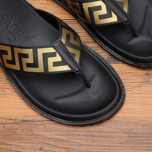 Replica Versace Slippers For Men #1139396 $52.00 USD for Wholesale
