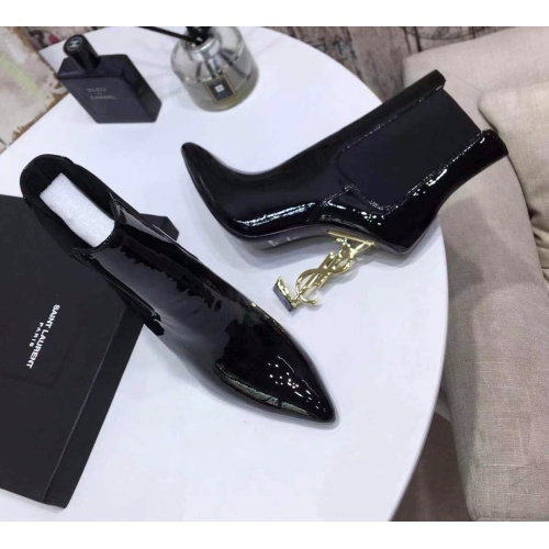 Replica Yves Saint Laurent YSL Boots For Women #1139404 $125.00 USD for Wholesale