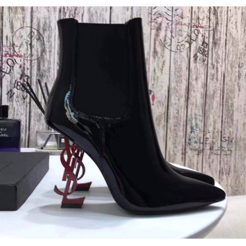 Replica Yves Saint Laurent YSL Boots For Women #1139406 $125.00 USD for Wholesale