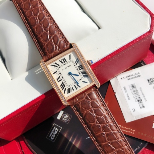 Replica Cartier AAA Quality Watches For Unisex #1139499 $396.69 USD for Wholesale