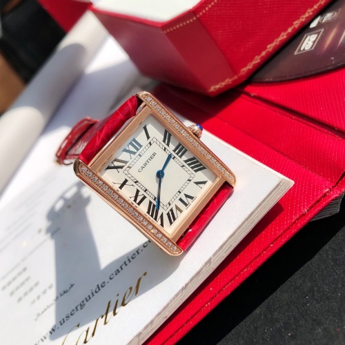 Replica Cartier AAA Quality Watches For Unisex #1139500 $396.69 USD for Wholesale