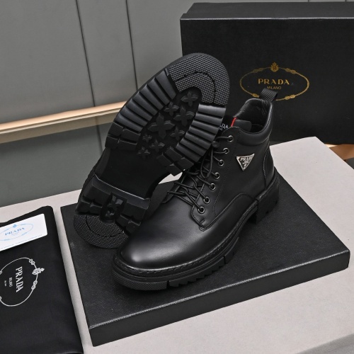Replica Prada Boots For Men #1139558 $88.00 USD for Wholesale