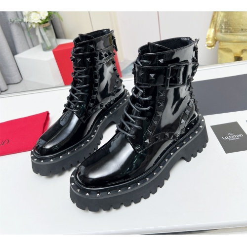 Replica Valentino Boots For Women #1139980 $115.00 USD for Wholesale