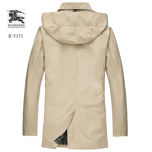 Replica Burberry Trench Coat Long Sleeved For Men #1140002 $60.00 USD for Wholesale