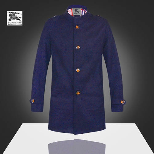 Burberry Trench Coat Long Sleeved For Men #1140008