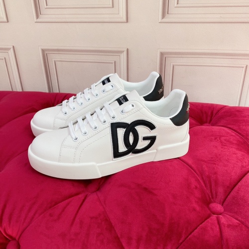 Replica Dolce & Gabbana D&G Casual Shoes For Women #1140413 $100.00 USD for Wholesale