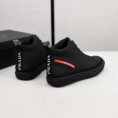 Replica Prada High Top Shoes For Men #1140483 $82.00 USD for Wholesale