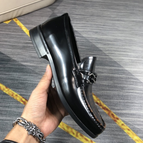 Replica Salvatore Ferragamo Leather Shoes For Men #1140589 $96.00 USD for Wholesale