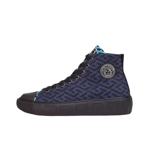 Replica Versace High Tops Shoes For Men #1140600 $68.00 USD for Wholesale