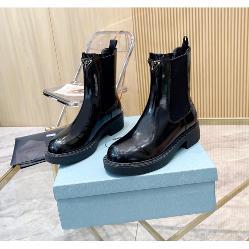 Replica Prada Boots For Women #1140736 $108.00 USD for Wholesale