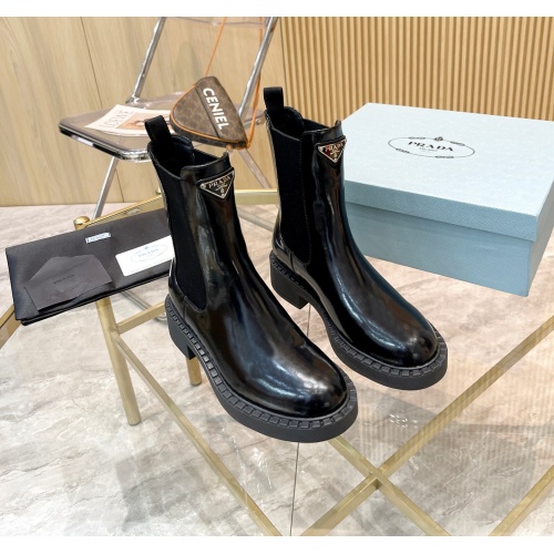 Replica Prada Boots For Women #1140736 $108.00 USD for Wholesale