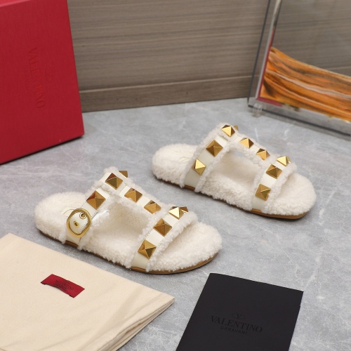 Replica Valentino Slippers For Women #1140772 $115.00 USD for Wholesale