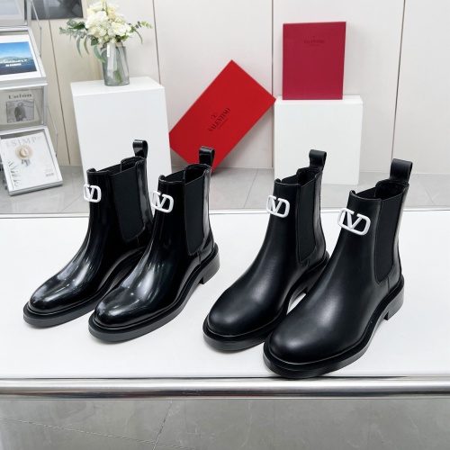 Replica Valentino Boots For Women #1140866 $108.00 USD for Wholesale