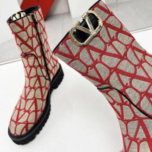 Replica Valentino Boots For Women #1140879 $102.00 USD for Wholesale