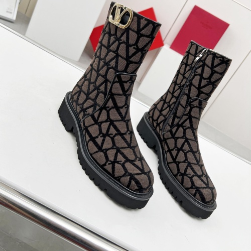 Replica Valentino Boots For Women #1140881 $102.00 USD for Wholesale