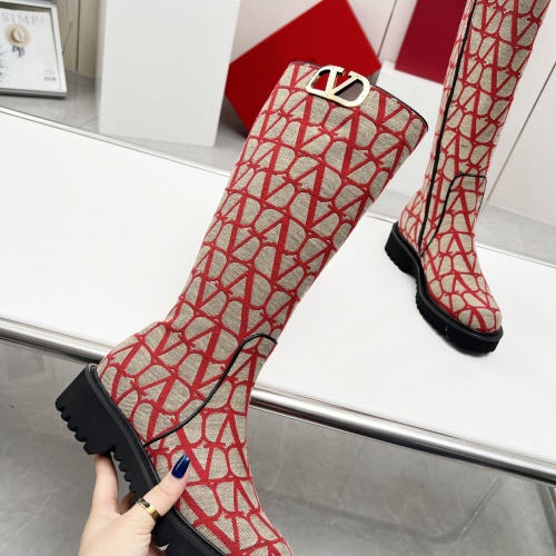 Replica Valentino Boots For Women #1140887 $128.00 USD for Wholesale