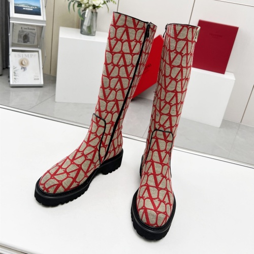 Replica Valentino Boots For Women #1140887 $128.00 USD for Wholesale