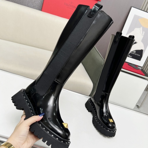 Replica Valentino Boots For Women #1140900 $150.00 USD for Wholesale