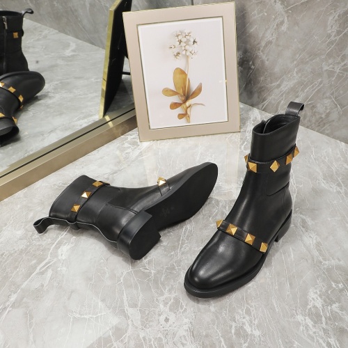 Replica Valentino Boots For Women #1140963 $108.00 USD for Wholesale