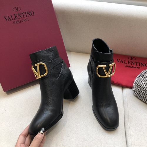 Replica Valentino Boots For Women #1140965 $98.00 USD for Wholesale