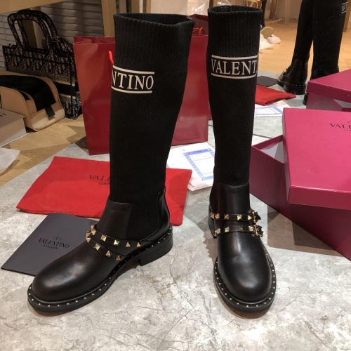 Replica Valentino Boots For Women #1140970 $102.00 USD for Wholesale