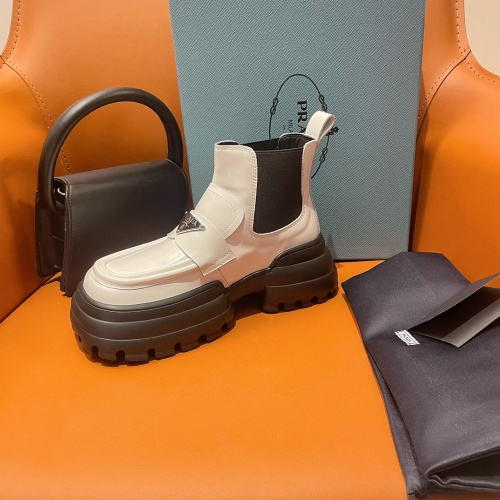 Replica Prada Boots For Women #1140973 $130.00 USD for Wholesale