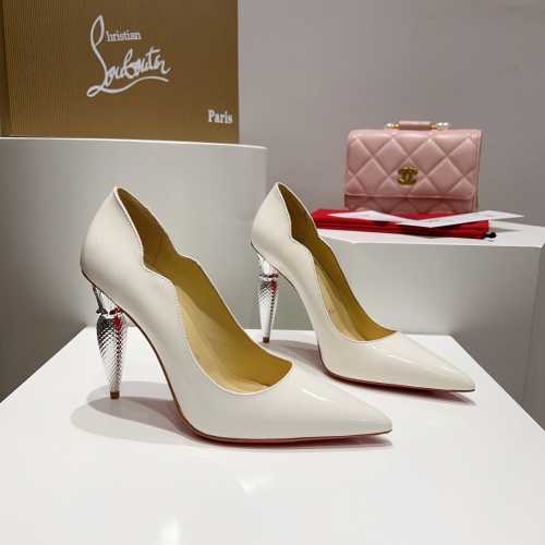 Replica Christian Louboutin High-heeled shoes For Women #1140986 $122.00 USD for Wholesale