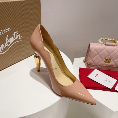 Replica Christian Louboutin High-heeled shoes For Women #1140987 $122.00 USD for Wholesale