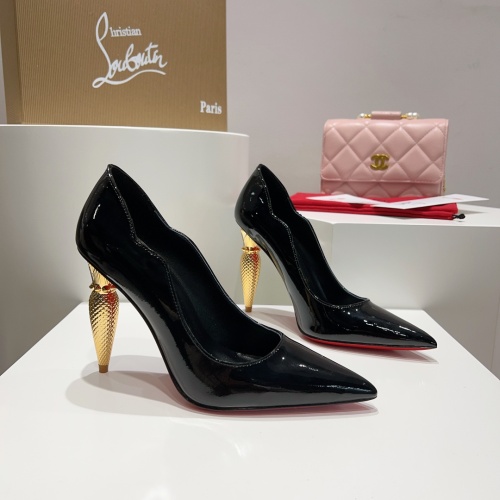 Replica Christian Louboutin High-heeled shoes For Women #1140988 $122.00 USD for Wholesale
