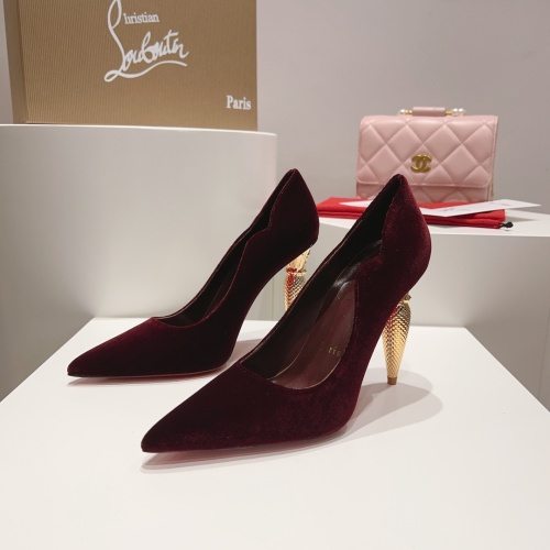 Christian Louboutin High-heeled shoes For Women #1140989 $122.00 USD, Wholesale Replica Christian Louboutin High-heeled shoes