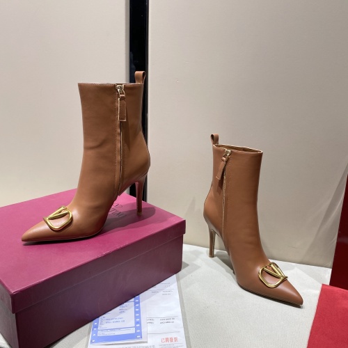 Replica Valentino Boots For Women #1141020 $118.00 USD for Wholesale