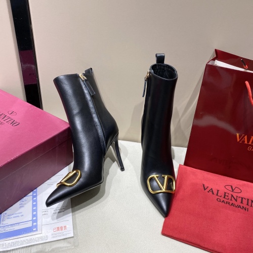 Replica Valentino Boots For Women #1141021 $118.00 USD for Wholesale