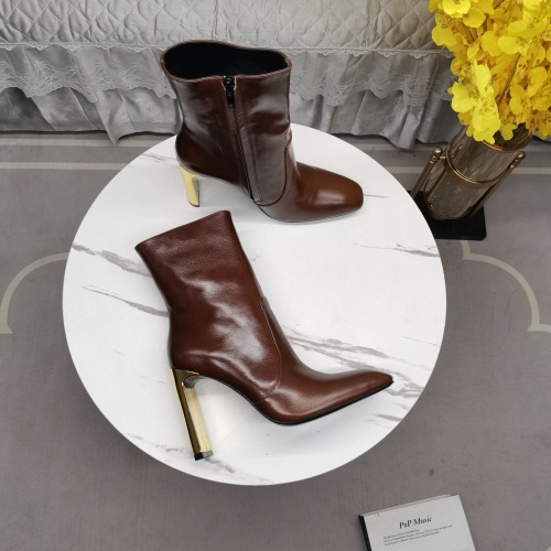 Replica Yves Saint Laurent YSL Boots For Women #1141081 $150.00 USD for Wholesale