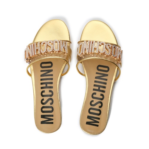 Replica Moschino Slippers For Women #1141090 $92.00 USD for Wholesale