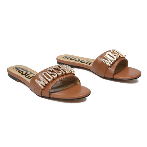 Replica Moschino Slippers For Women #1141092 $92.00 USD for Wholesale