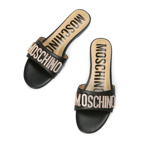 Replica Moschino Slippers For Women #1141096 $92.00 USD for Wholesale