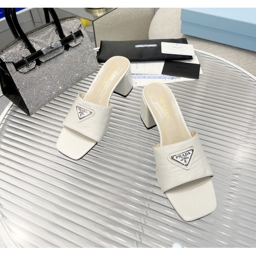 Replica Prada Slippers For Women #1141098 $76.00 USD for Wholesale