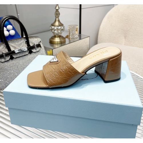 Replica Prada Slippers For Women #1141102 $76.00 USD for Wholesale