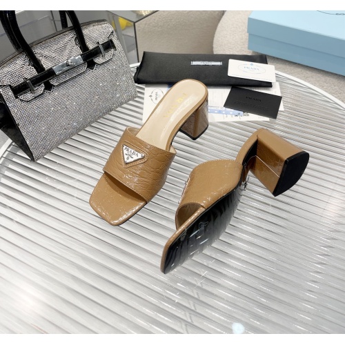 Replica Prada Slippers For Women #1141102 $76.00 USD for Wholesale