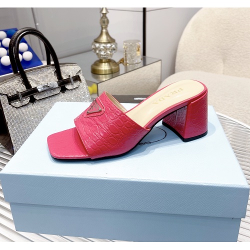 Replica Prada Slippers For Women #1141103 $76.00 USD for Wholesale