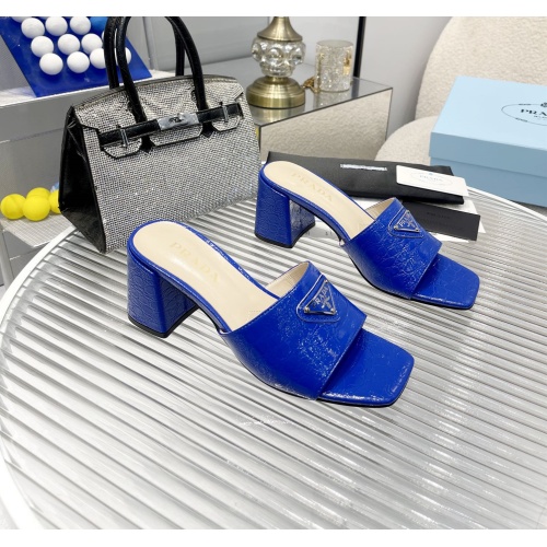 Replica Prada Slippers For Women #1141104 $76.00 USD for Wholesale