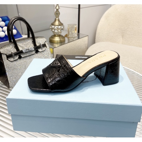 Replica Prada Slippers For Women #1141105 $76.00 USD for Wholesale