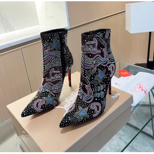 Christian Louboutin Boots For Women #1141250 $195.00 USD, Wholesale Replica Christian Louboutin Boots