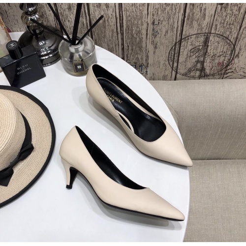 Yves Saint Laurent YSL High-Heeled Shoes For Women #1141279 $100.00 USD, Wholesale Replica Yves Saint Laurent YSL High-Heeled Shoes