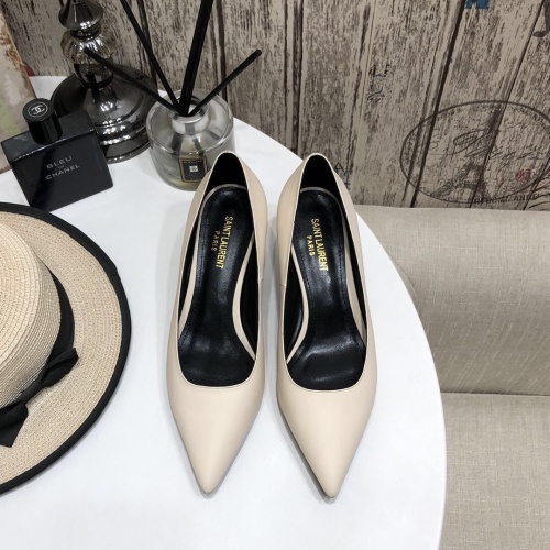 Replica Yves Saint Laurent YSL High-Heeled Shoes For Women #1141279 $100.00 USD for Wholesale