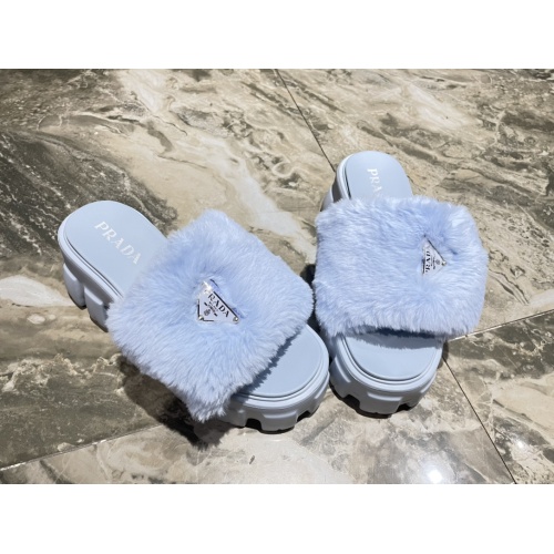 Replica Prada Slippers For Women #1141551 $100.00 USD for Wholesale