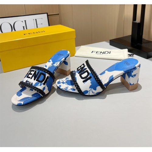 Replica Fendi Slippers For Women #1141600 $85.00 USD for Wholesale